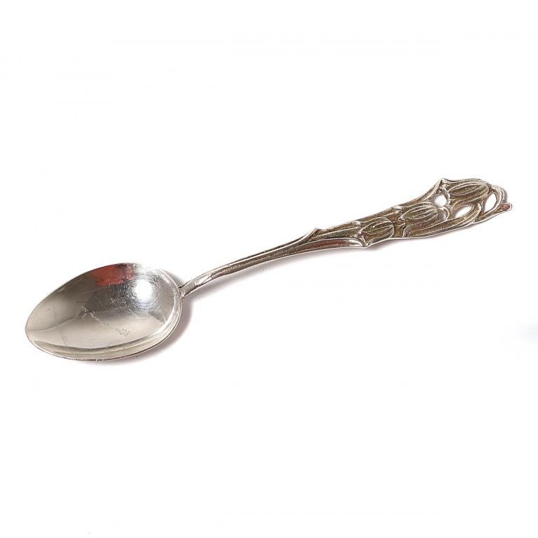 Серебряная кофейная ложка. Швеция, 1962 год