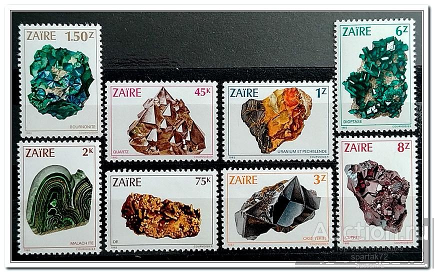 Заир 1983 год № 803/10 " Минералы " MNH**