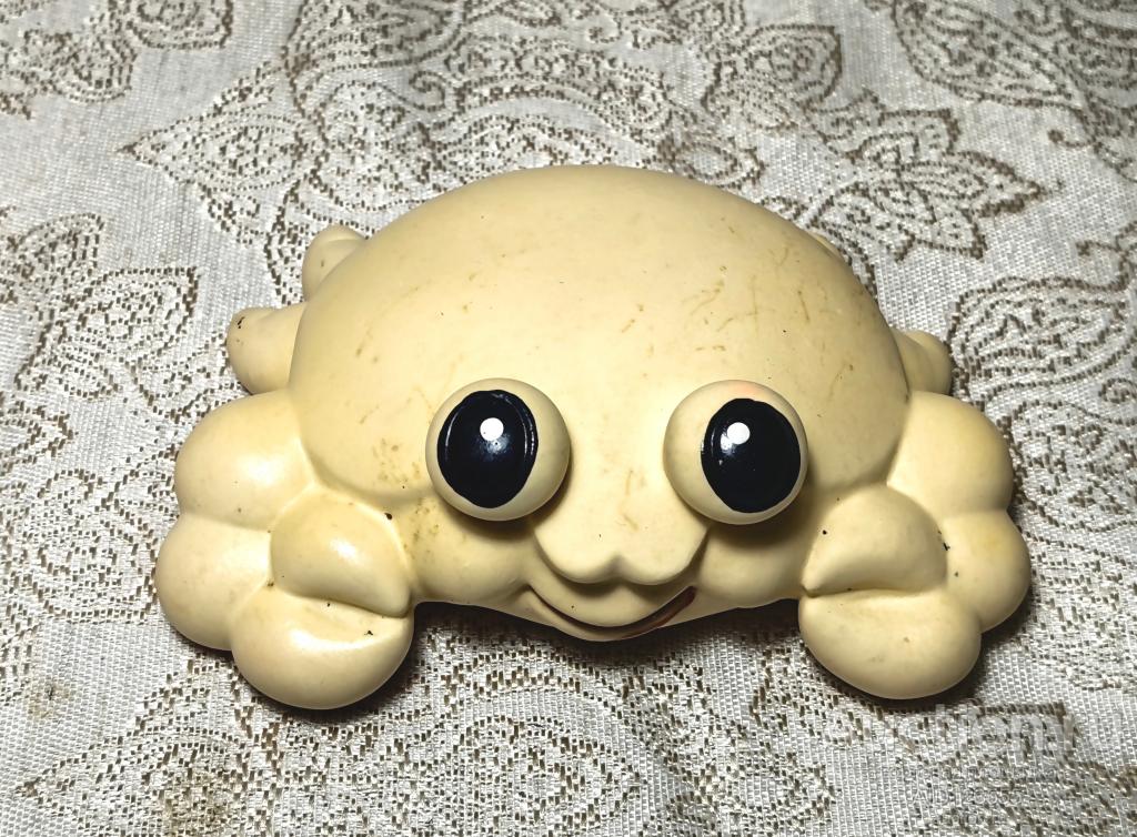 Игрушка резина Резиновая Крабик краб СССР