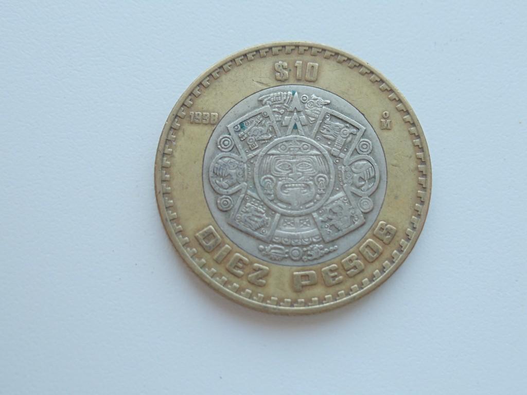 Мексика 10 песо 1998г
