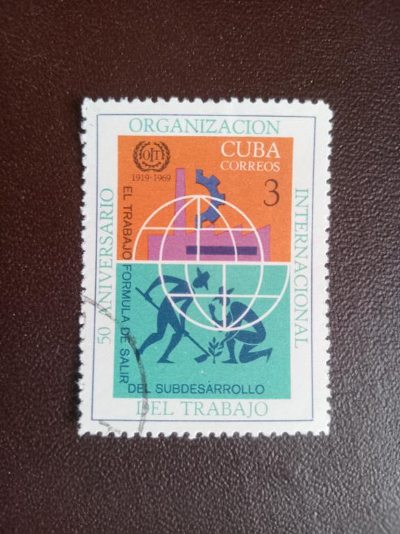 1969 год Куба 50 лет международной организации труда