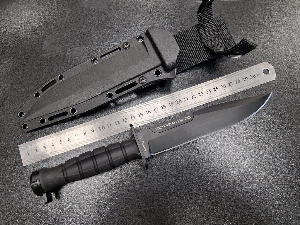 ТАКТИК EXTREMA RATIO Mk2.1 СО СЪЕМНОЙ ГАРДОЙ СТАЛЬ 4028 (X30Cr13) ЧЕРНЫЙ
