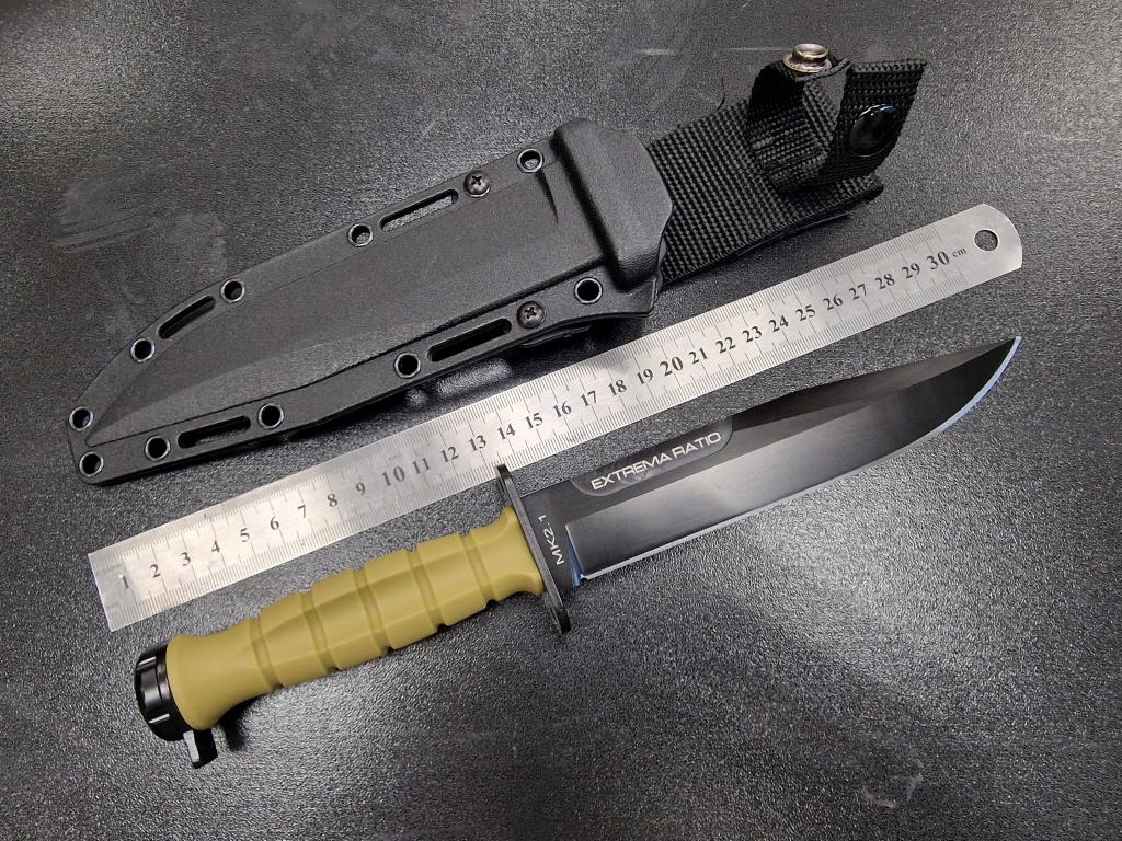 ТАКТИК EXTREMA RATIO Mk2.1 СО СЪЕМНОЙ ГАРДОЙ СТАЛЬ 4028 (X30Cr13) DESERT