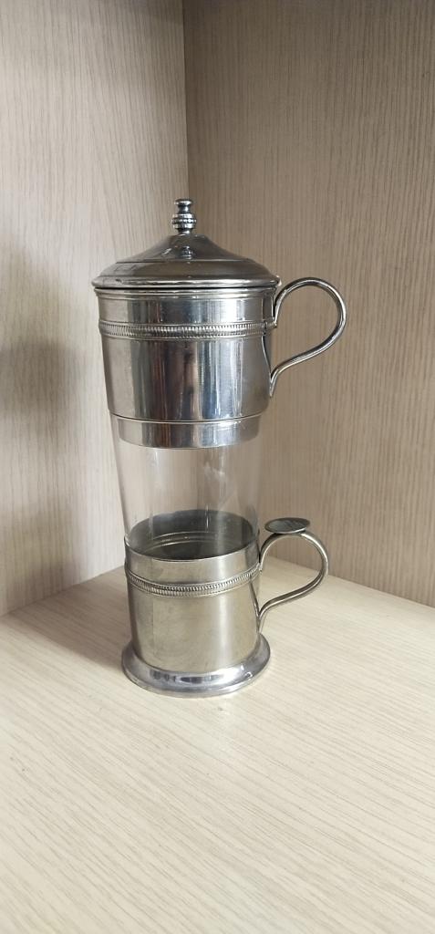 Подстаканник с френч прессом для кофе. Европа.