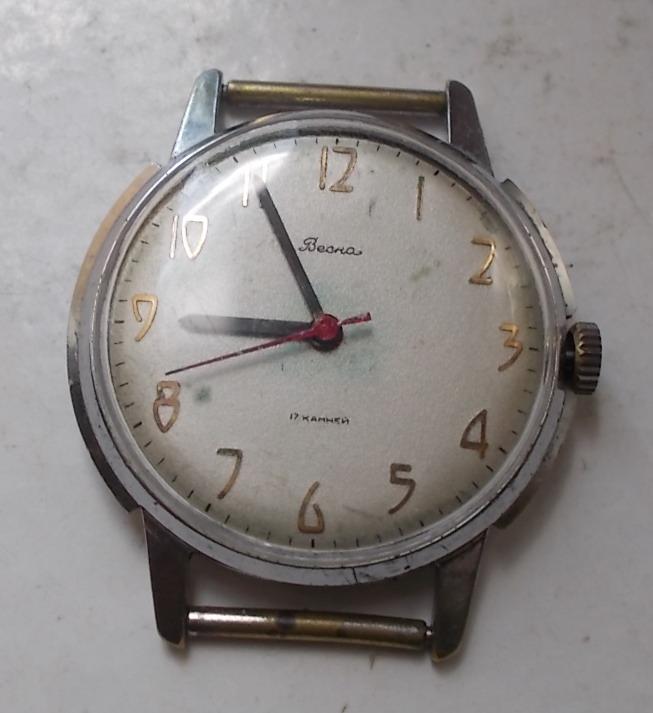 Часы СССР Весна 17 камней  на ходу
