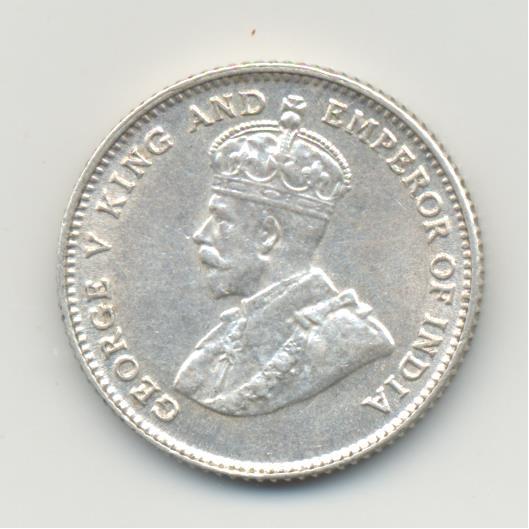 Стрейтс Сетлментс 10 центов 1927 г. серебро Георг V
