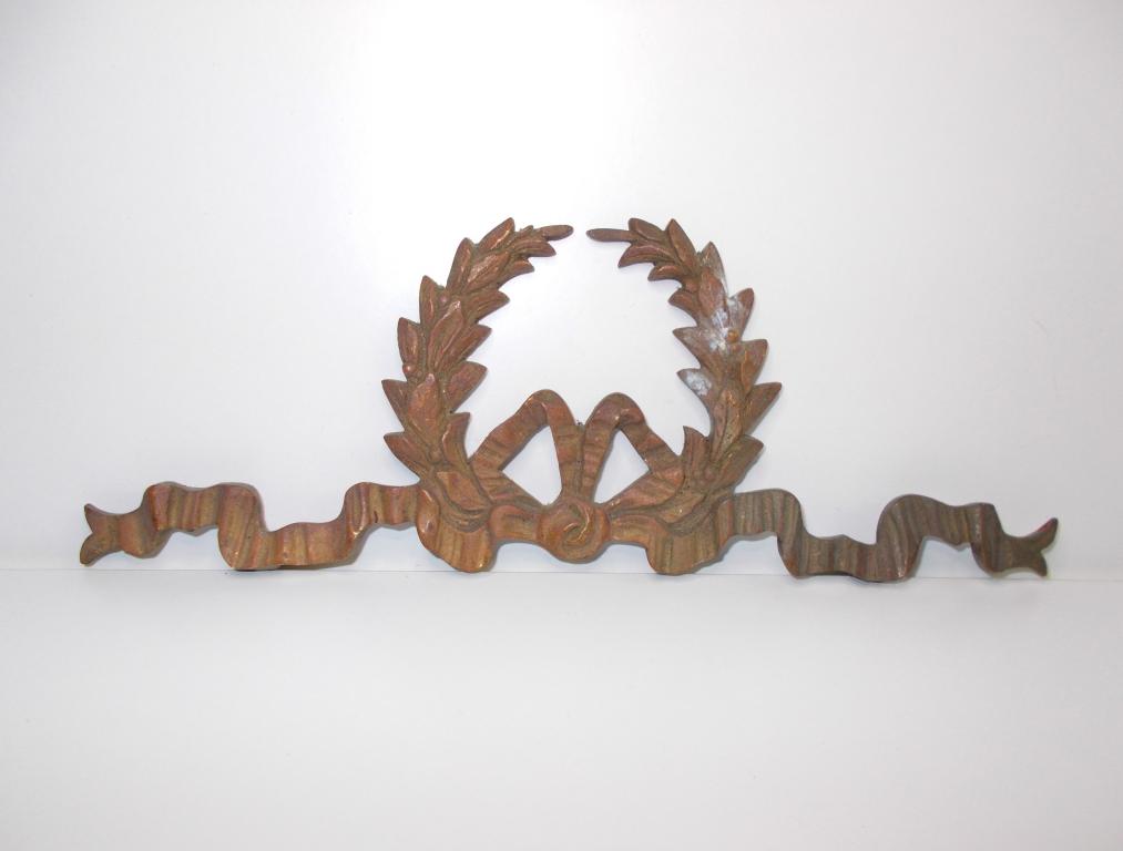 Старенькая накладка. Латунь