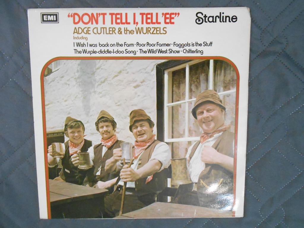 LP Adge Cutler & The Wurzels – Don't Tell I, Tell 'Ee