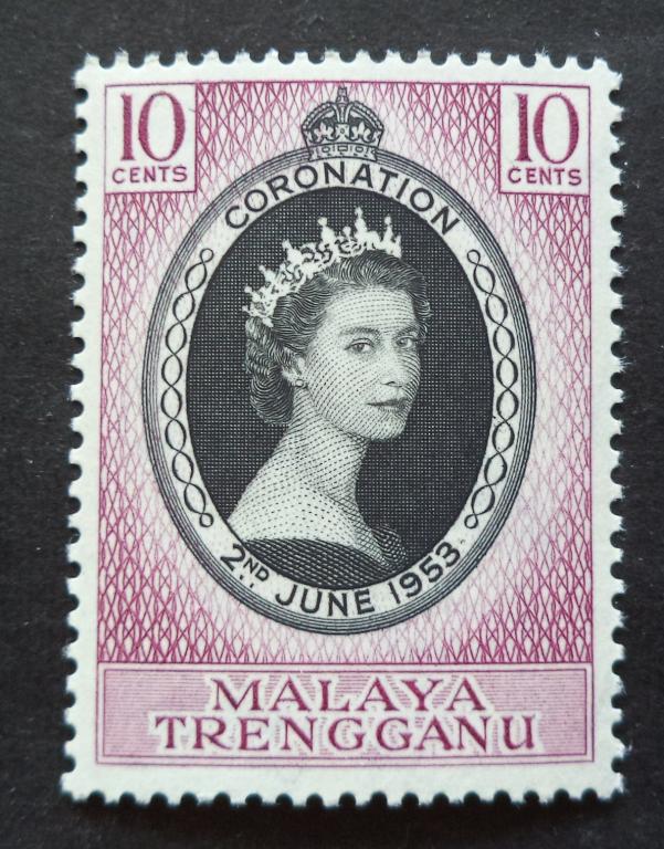 Перлис . Малайя  1953 г.  Коронация  **  л.21