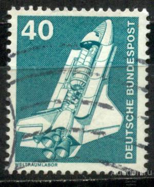 ГЕРМАНИЯ  1975 ТРАНСПОРТ ПАРОВОЗЫ КОСМОС СТАНДАРТ