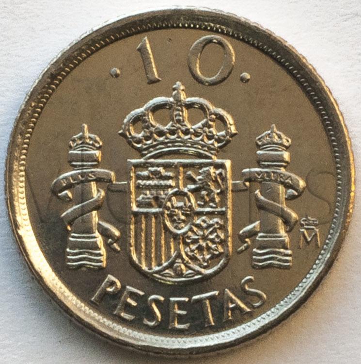 Испания 10 песет 1999 Хуан Карлос I UNC 46191
