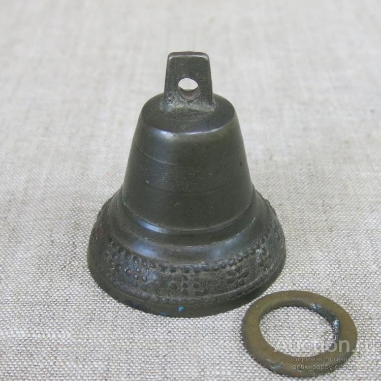 Колокольчик поддужный с ОРНАМЕНТОМ ИЗ ТОЧЕК на пояске