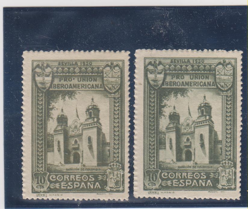 Испания,1930**Архитектура(разновидности по цвету)