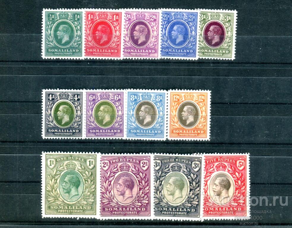 колония SOMALILAND PROTECTORATE 1904 SET