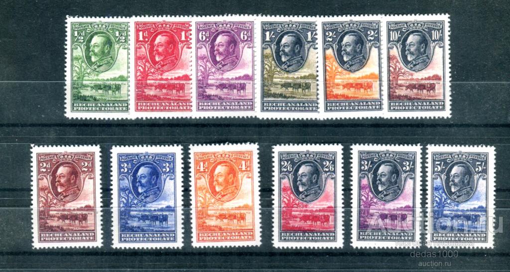 колония BECHUANALAND PROTECTORATE 1932 SET