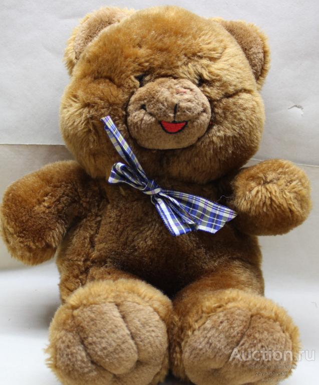 Мягкая игрушка. Плюшевый медвежонок, мишка, медведь.