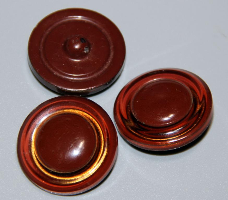 (040) Пуговицы. 27 мм. 3 шт