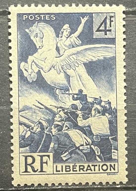 Почтовая марка Франция 🇫🇷 ❗️1945 год❗️