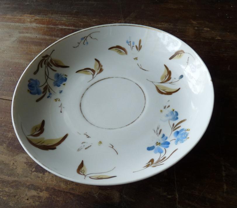 Блюдце Вербилки 1946-1957 гг клеймо чайник