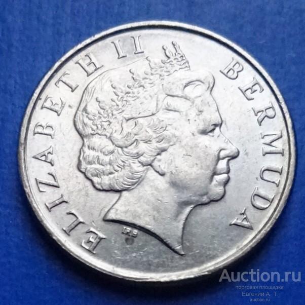 Бермуды. 10 центов. 2008. XF. № Oч-10-24.