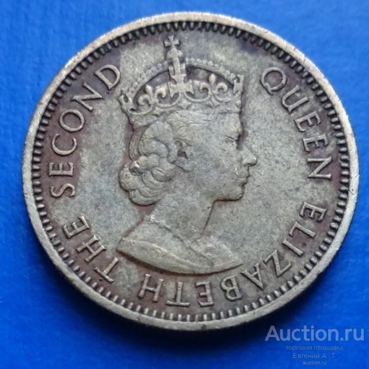 Восточные Карибы. 5 центов. 1956. F. № Oч-12-18.