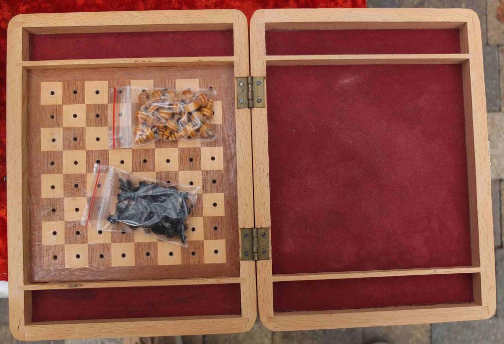 шахматы дорожные деревянные, винтаж, СССР