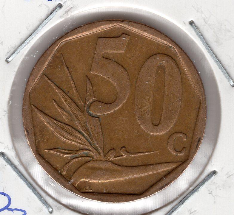 50 центов - ЮАР - 2003 - Afrika Borwa - KM#330
