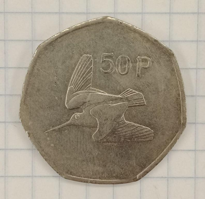 50 пенсов 1998 Ирландия (030156)