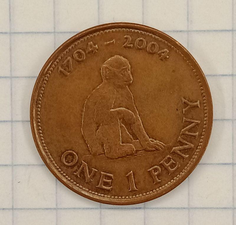 1 пенни 2004 Гибралтар (030149)