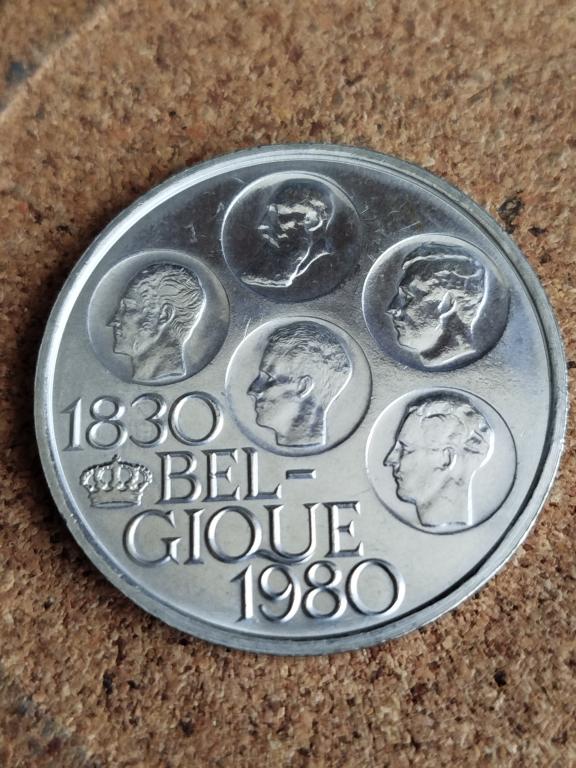 500 ФРАНКОВ 1980 ГОД БЕЛЬГИЯ.150 ЛЕТ НЕЗАВИСИМОСТИ.