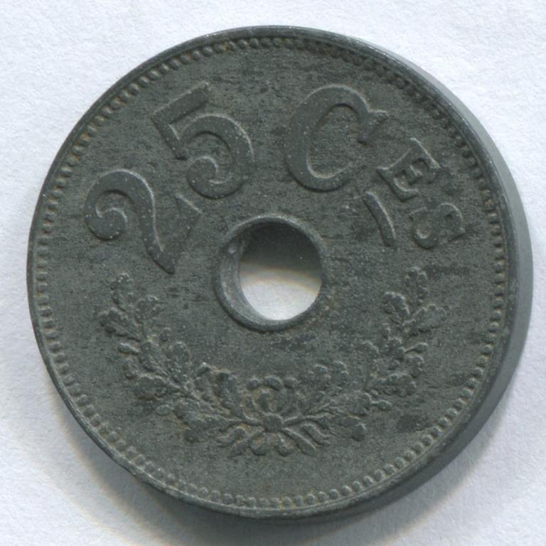 ЛЮКСЕМБУРГ 25 САНТИМОВ 1916 VF