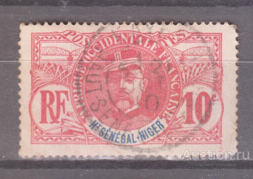 Верхний Сенегал-Нигер 1906 губернатор Луи Федерб Mi5