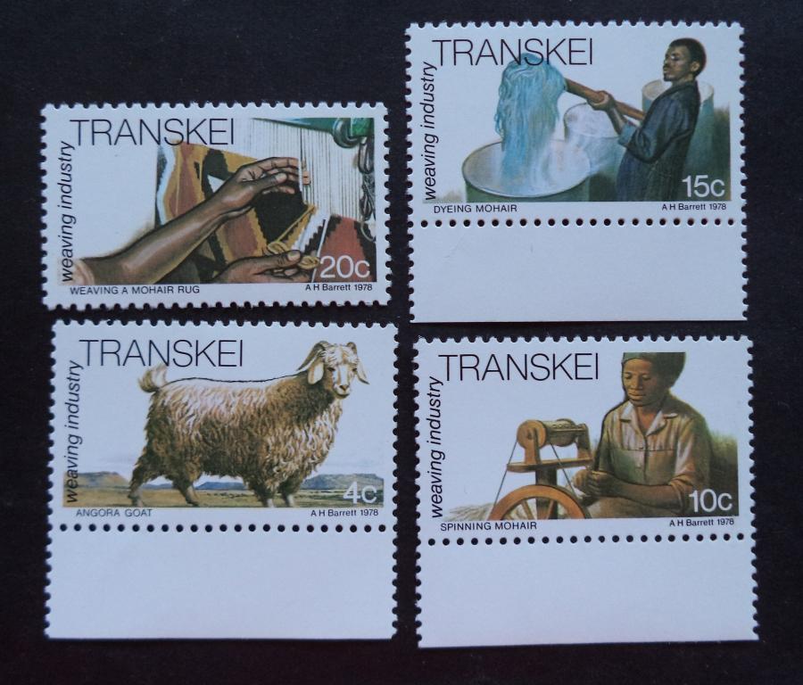 Транскей 1978 г.  Ткацкая промышленность . Овца   **   Л.67