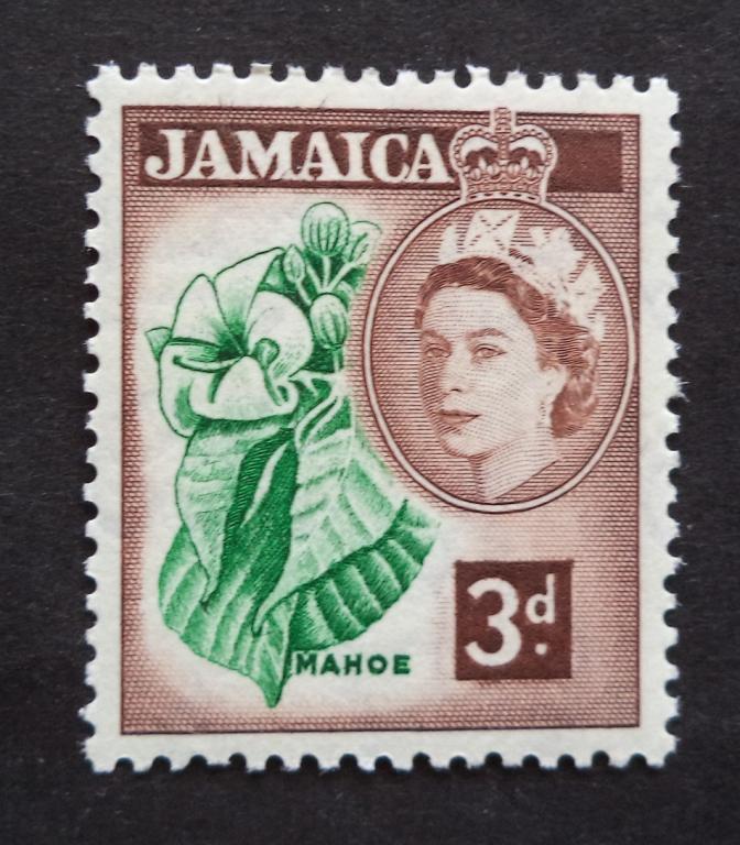 Ямайка 1956 г. Флора . Цветок  3d.   **  л.69