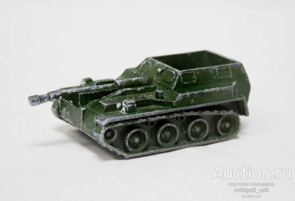 Игрушка Самоходная артиллерийская установка АСУ57, военная техника, металл, размер9х4,5 см  (3)