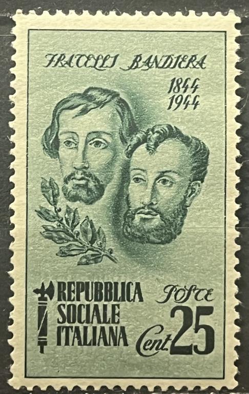 Почтовая марка Италия 🇮🇹 ❗️1944 год, ЧИСТАЯ❗️