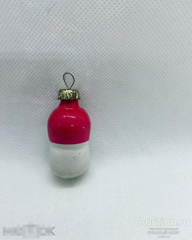 Елочная игрушка. Грибок. Гриб Набор малыш Ссср