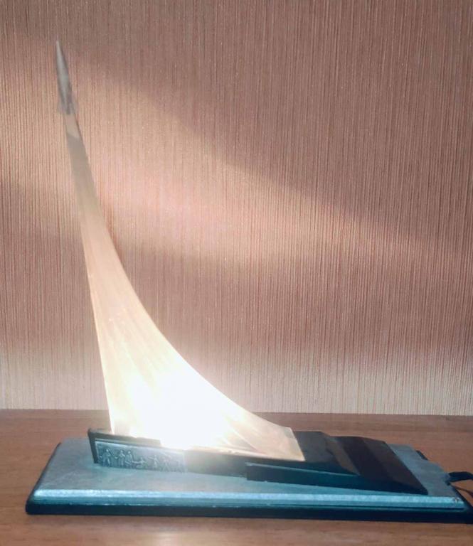 светильник ночник космос. оргстекло. карболит. клейма. дёшево. в коллекцию или экспозицию.