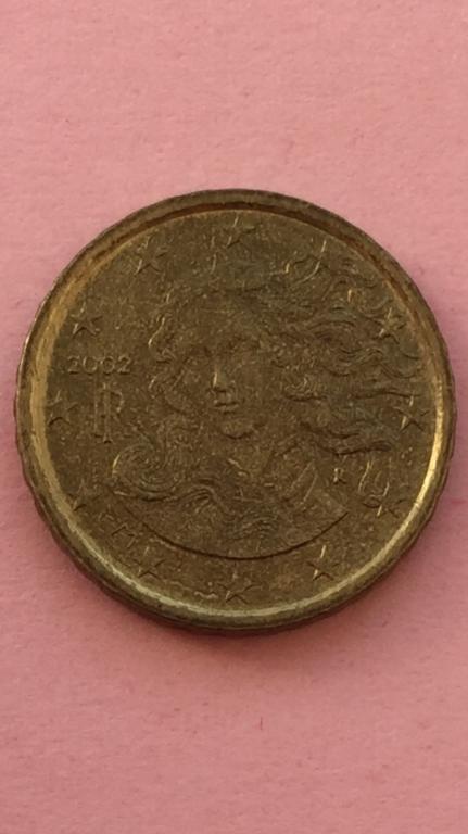 Италия 10 евро центов 2002