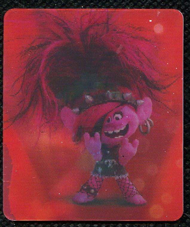 Тролли. Розочка. Мировой тур. Сеть "Пятерочка". Карточка переливашка.