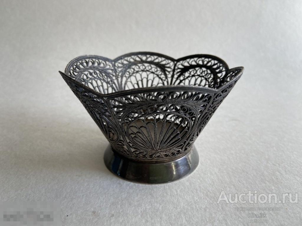 Вазочка Скань. СССР. Клеймо 9 юммет. Ваза, конфетница