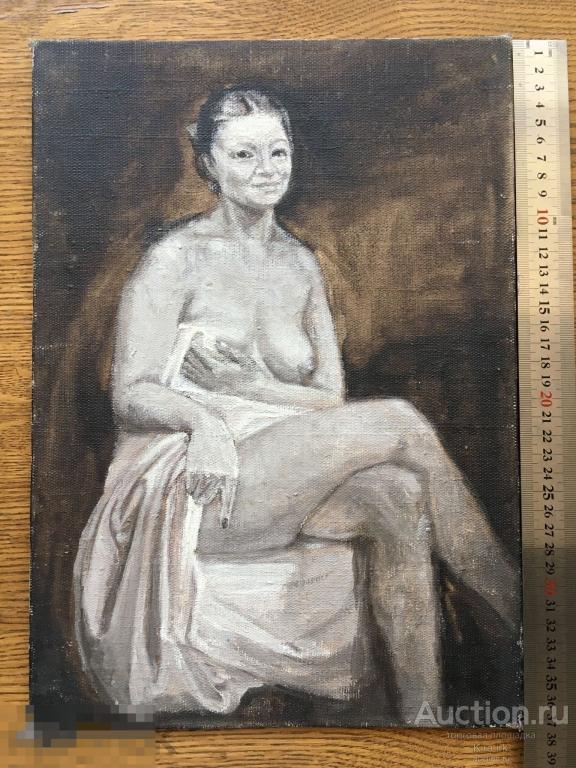 Обнаженная №15. Приблизительно 1980-90г. Живопись. Масло. Опанасенко Николай Астафьевич (1936-2013)