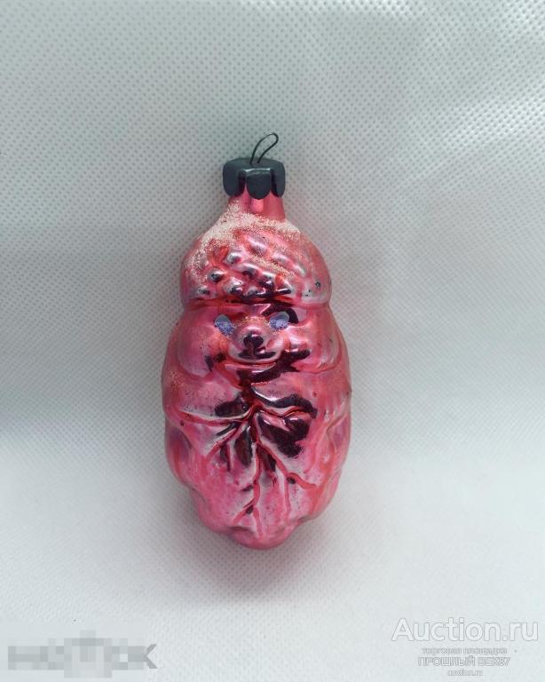 Елочная игрушка . Сказочный желудь . Крупный.Ссср