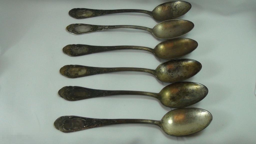 Столовые ложки мельхиор 21см 53