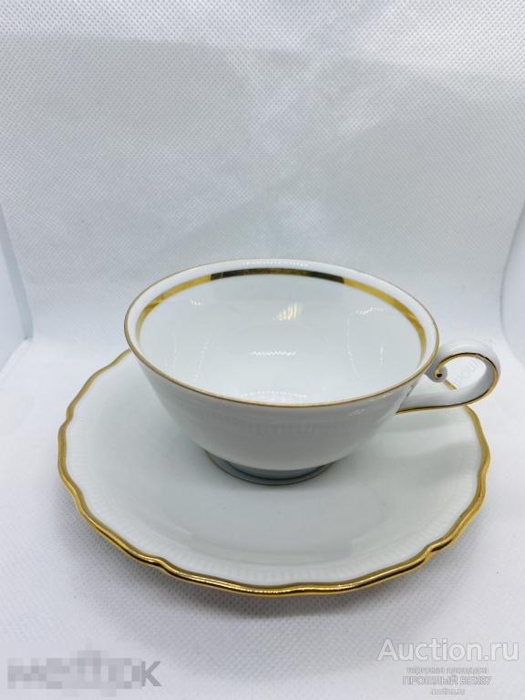 Чайная пара . Фарфор. Бавария. Гдр