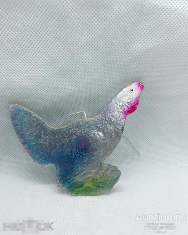 Елочная игрушка. Тетерев. Картонаж.   . Ссср