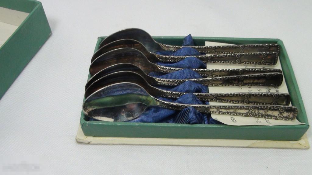 Кофейные ложки мельхиор 12,2см 6