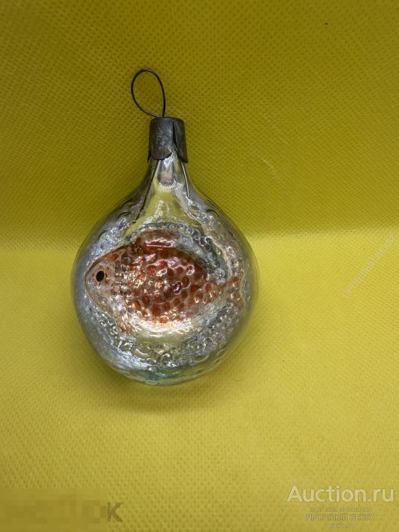 Елочная игрушка. Медальон. Рыбка. Каталог . Ссср