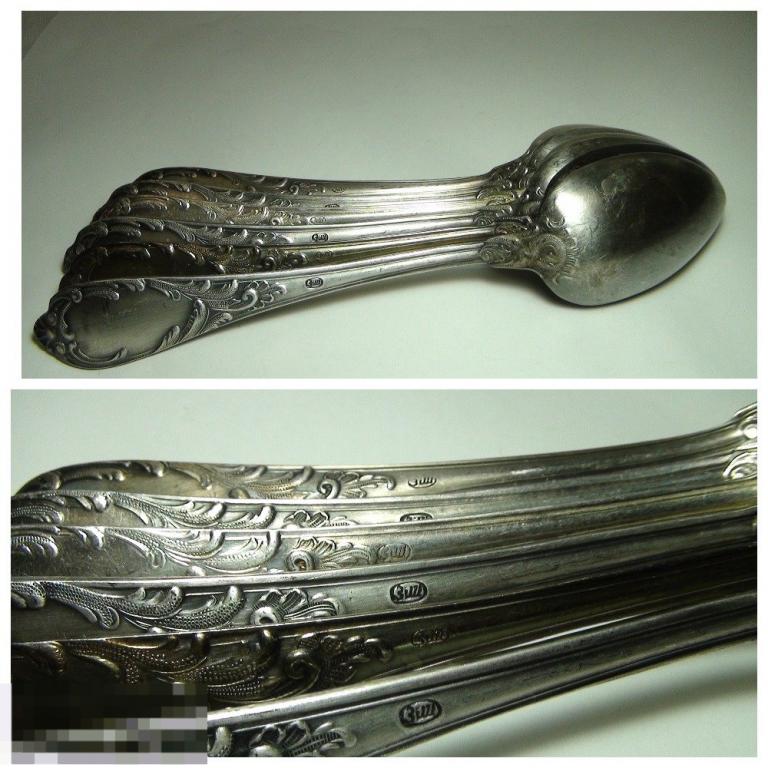 Столовые ложки мельхиор 81