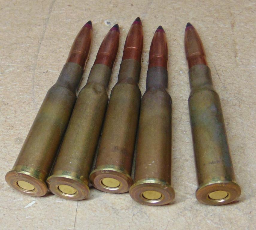 Патрон 7.62 х 54 Б 32, макет.